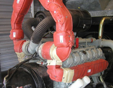 Daewoo Engine close up