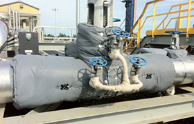 Blanket with Glycol Penetrations